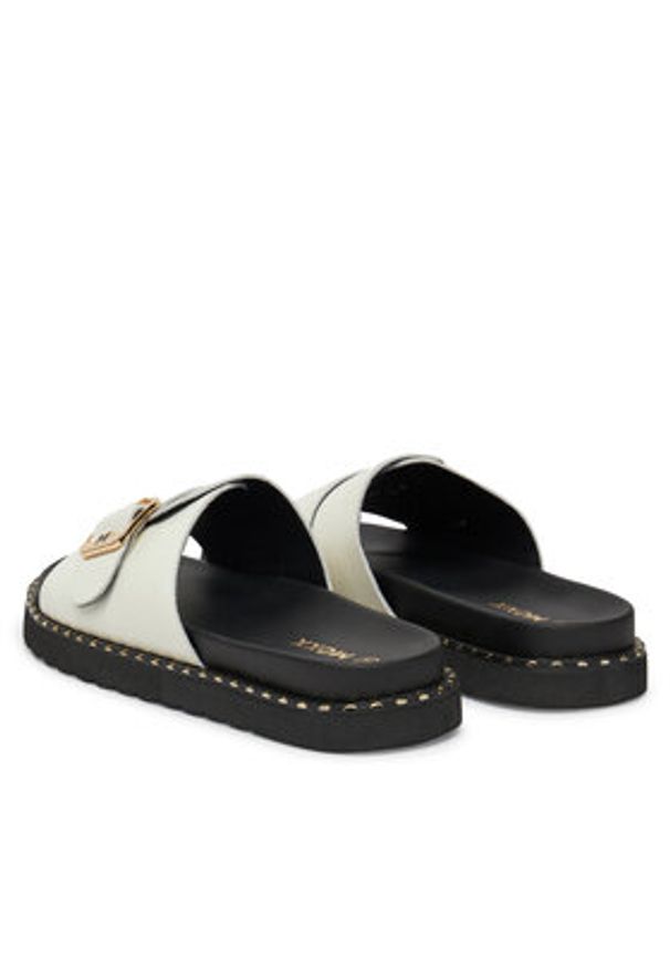 MEXX Klapki MX/019C-HY Biały. Kolor: biały. Materiał: skóra