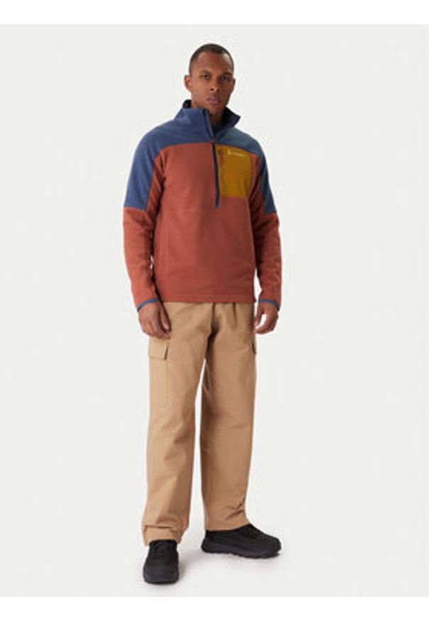 Cotopaxi Polar Abrazo Fleece Half F20471M53 Brązowy Regular Fit. Kolor: brązowy. Materiał: syntetyk