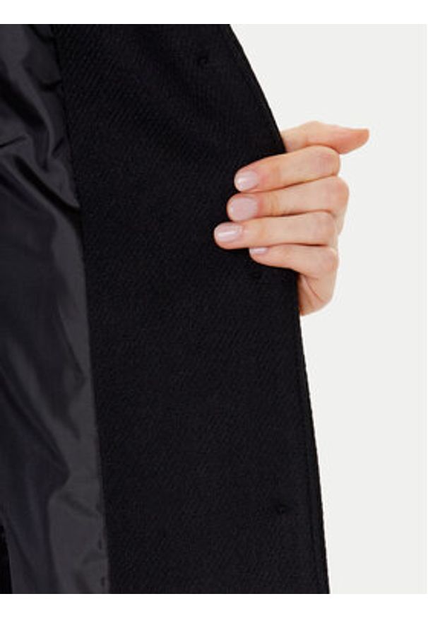 Rinascimento Płaszcz wełniany CFC0126119003 Czarny Regular Fit. Kolor: czarny. Materiał: syntetyk