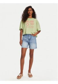 Billabong T-Shirt Sol Surf EBJZT00428 Zielony Oversize. Kolor: zielony. Materiał: bawełna #5