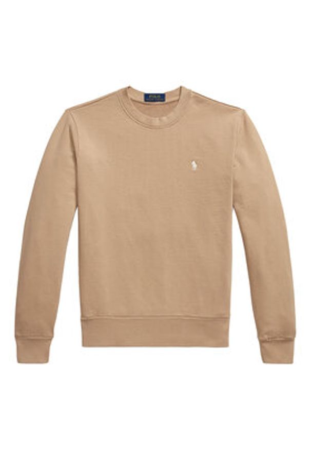 Polo Ralph Lauren Bluza 710916689038 Beżowy Regular Fit. Typ kołnierza: polo. Kolor: beżowy. Materiał: bawełna