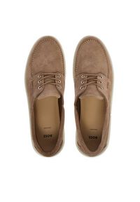 BOSS Półbuty Randal 50557725 Beżowy. Kolor: beżowy. Materiał: skóra, zamsz #3