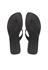 Calvin Klein Japonki Flip Flop Kitten Heel Thong Tpu HW0HW02965 Czarny. Kolor: czarny. Materiał: skóra #1
