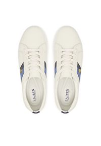 Lauren Ralph Lauren - LAUREN RALPH LAUREN Sneakersy Janson II 802925365009 Biały. Kolor: biały. Materiał: skóra #4
