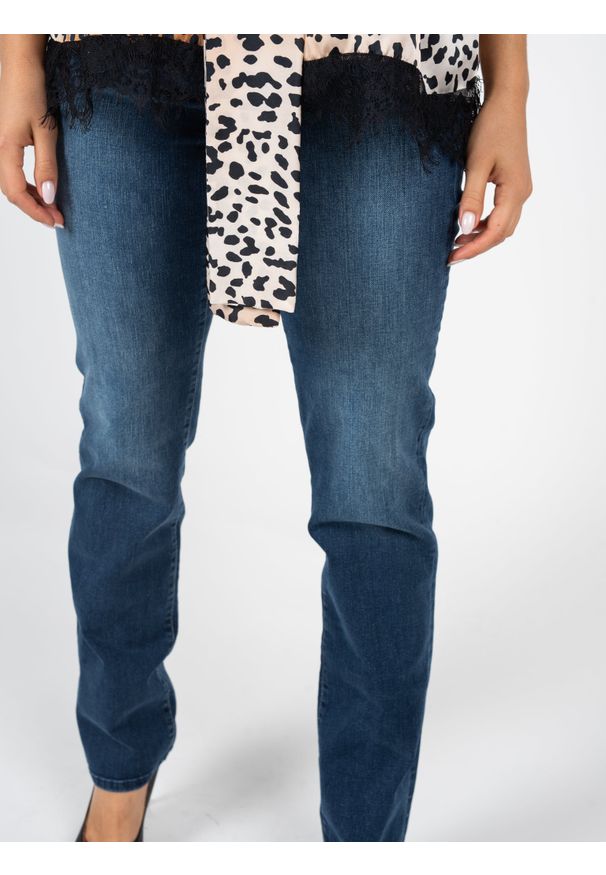 Liu Jo Jeansy "Authentic Straight" | UF2115 D4615 | Kobieta | Niebieski. Okazja: na co dzień. Stan: podwyższony. Kolor: niebieski. Długość: długie. Styl: klasyczny, elegancki, casual