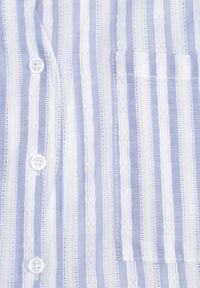 Renee - Jasnoniebieska Koszula Oversize z Bawełny w Paski z Podwijanymi Rękawami Mesevis. Kolor: niebieski. Materiał: bawełna. Wzór: paski. Styl: elegancki #6