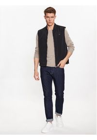 Calvin Klein Sweter K10K109474 Beżowy Regular Fit. Kolor: beżowy. Materiał: wełna #5