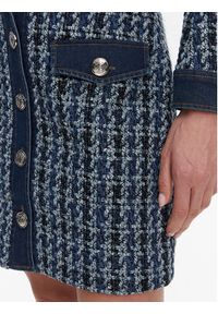 Morgan Spódnica mini 251-JIKI Niebieski Regular Fit. Kolor: niebieski. Materiał: syntetyk #5