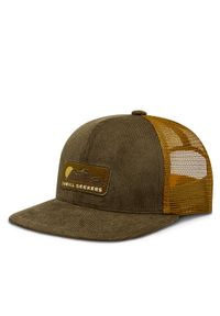 Buff Czapka z daszkiem Explore Trucker Cap 133560.325.30.00 Brązowy. Kolor: brązowy. Materiał: materiał