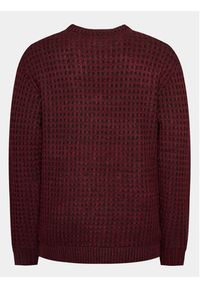 Redefined Rebel Sweter 222048 Bordowy Regular Fit. Kolor: czerwony. Materiał: bawełna #3