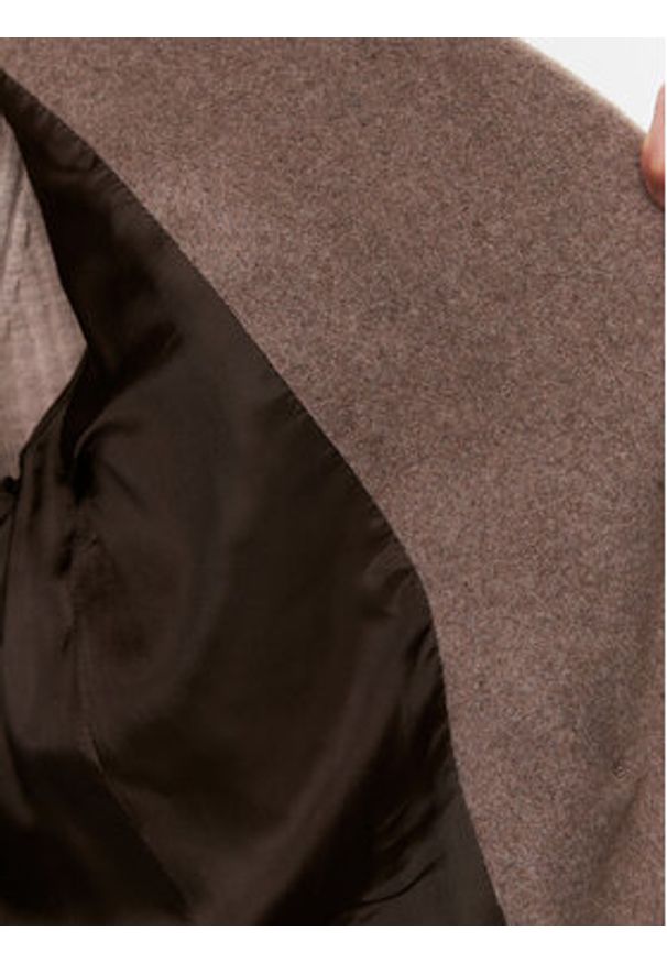 Herskind Płaszcz wełniany Wanda 4908816 Beżowy Regular Fit. Kolor: beżowy. Materiał: wełna