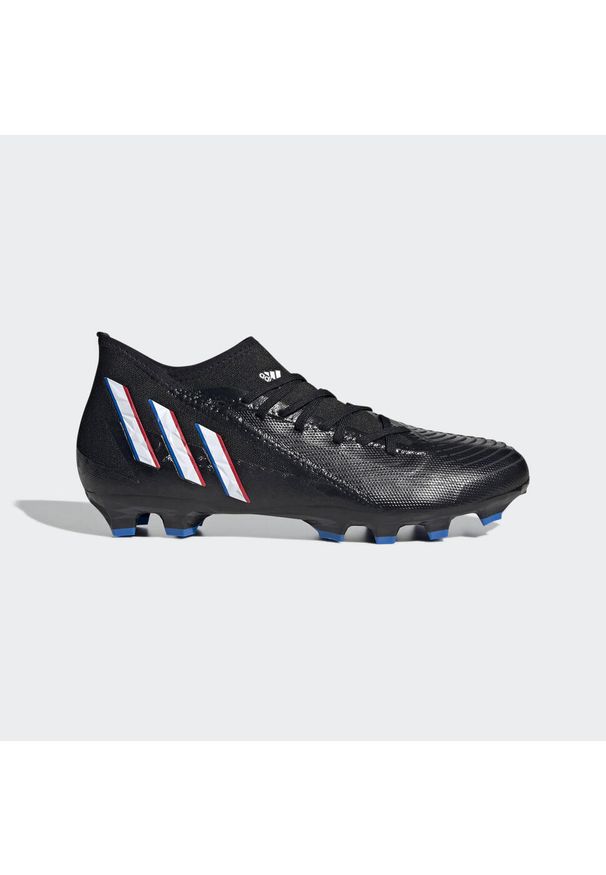 Adidas - Buty piłkarskie adidas Predator Edge.3 Multi Ground. Kolor: biały, czarny, czerwony, wielokolorowy. Sport: piłka nożna