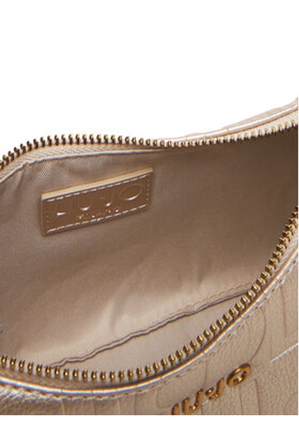 Liu Jo Torebka Ecs S Hobo AA5056 E0538 Złoty. Kolor: złoty. Materiał: skórzane