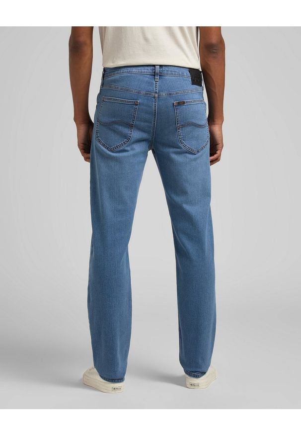Lee - LEE DAREN ZIP FLY MĘSKIE SPODNIE JEANSOWE LIGHT WORN L707SQBH 112319362