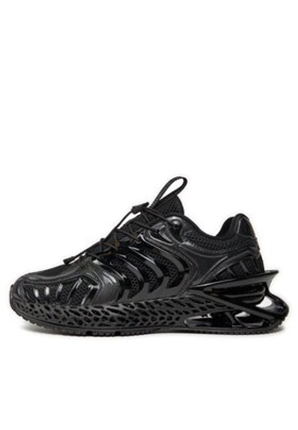 Plein Sport Sneakersy FACS USC0434 STE003N 0202 Czarny. Kolor: czarny. Materiał: skóra