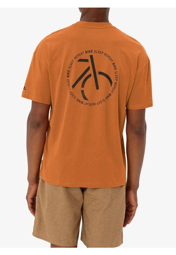Koszulka rowerowa męska Vaude Cyclist Casual Shirt. Kolor: pomarańczowy. Sport: kolarstwo