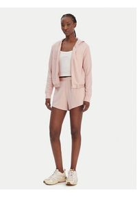 Guess Szorty sportowe O6GD02 KCQP2 Różowy Relaxed Fit. Kolor: różowy. Materiał: wiskoza #3