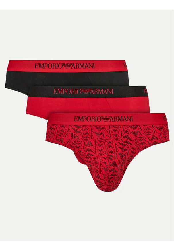 Emporio Armani Underwear Komplet 3 par slipów 111624 4F722 73274 Kolorowy. Materiał: bawełna. Wzór: kolorowy