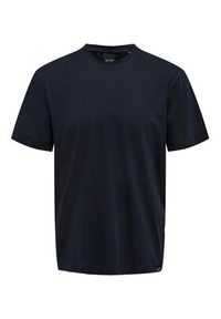 Only & Sons T-Shirt 22025208 Granatowy Regular Fit. Kolor: niebieski. Materiał: bawełna