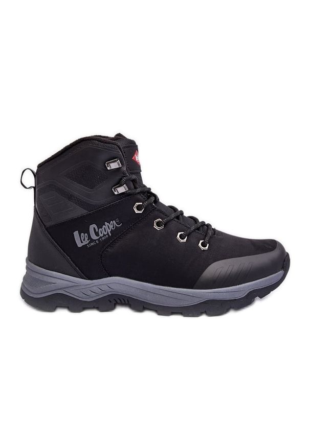 Buty Trekkingowe Trapery Męskie Lee Cooper LCJ-23-01-2045M Czarne. Kolor: czarny. Materiał: materiał, polar, skóra, guma. Sezon: jesień