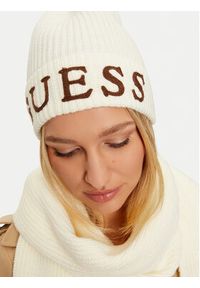 Guess Zestaw Szalik i Czapka GFBOXW P4402 Écru. Materiał: materiał