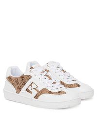 Guess Sneakersy FLTNC2 ELE12 Biały. Kolor: biały. Materiał: skóra