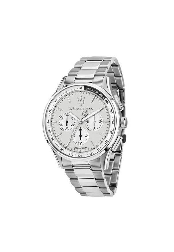 Maserati Zegarek Sorpasso Chronograph R8873624013 Srebrny. Kolor: srebrny