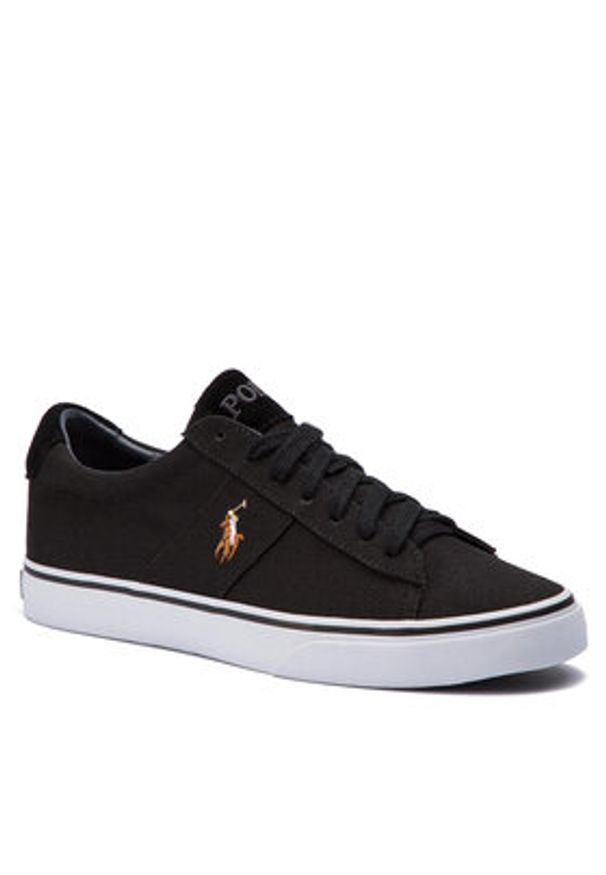Polo Ralph Lauren Tenisówki Sayer 816749369001 Czarny. Kolor: czarny. Materiał: materiał