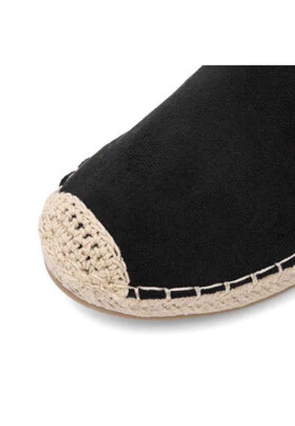 Jenny - JENNY Espadryle WSS990-224 Czarny. Kolor: czarny. Materiał: materiał
