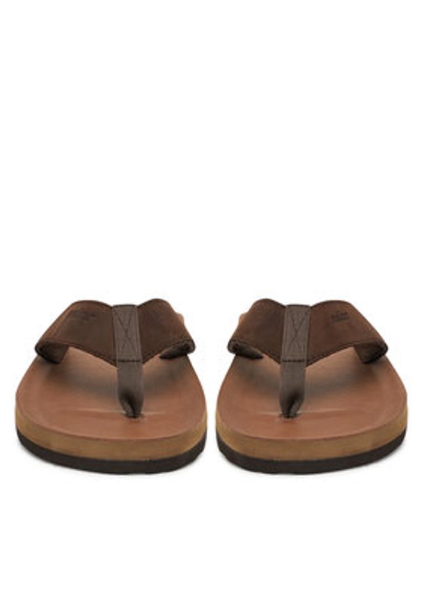 Rieker Japonki 20152-25 Brązowy. Kolor: brązowy. Materiał: skóra, nubuk