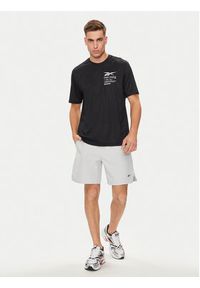 Reebok Szorty sportowe Strength 100075594 Szary Regular Fit. Kolor: szary. Materiał: syntetyk #4