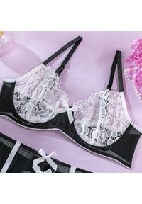 Intica - Komplet bielizny koronkowej na romantyczny wieczór Marjolijn. Kolor: różowy. Materiał: koronka. Wzór: koronka #3