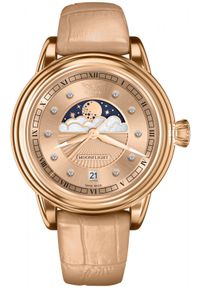 AVIATOR - Zegarek damski Aviator V.1.33.2.383.4 beżowy. Kolor: beżowy #1