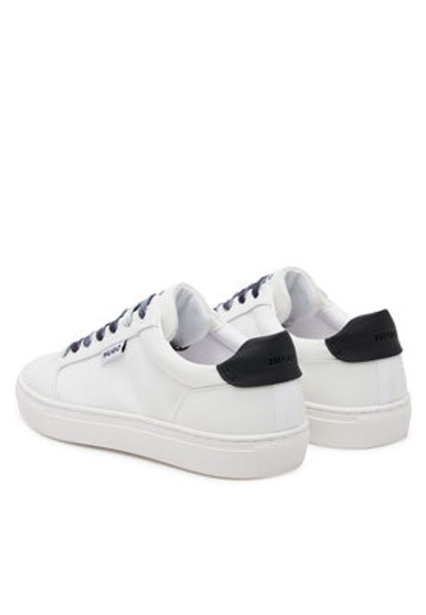 Hugo - HUGO Sneakersy Morrie 50536361 Biały. Kolor: biały. Materiał: skóra
