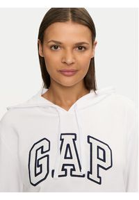 GAP - Gap Bluza 870537-01 Biały Regular Fit. Kolor: biały. Materiał: bawełna