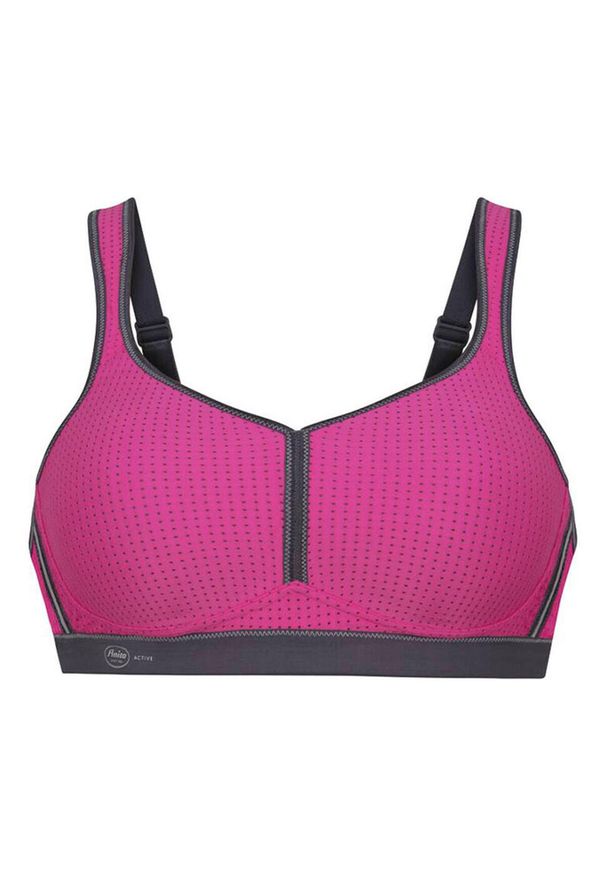 ANITA ACTIVE - Stanik do biegania Performance z wysokim poziomem podtrzymywania. Kolor: różowy. Materiał: elastan, poliester, poliamid. Sport: bieganie