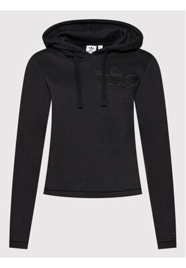 Adidas - adidas Bluza HE4732 Czarny Relaxed Fit. Kolor: czarny. Materiał: bawełna, syntetyk