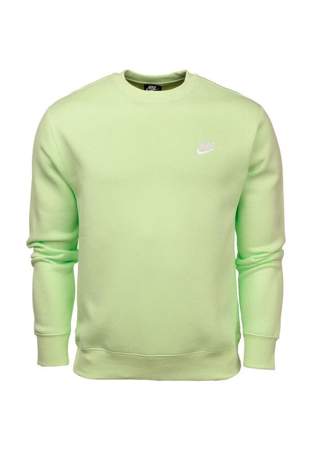 Bluza sportowa męska Nike Sportswear Club. Kolor: zielony. Materiał: bawełna