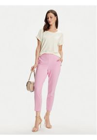 ViCOLO Spodnie materiałowe TB0113 Różowy Regular Fit. Kolor: różowy. Materiał: syntetyk