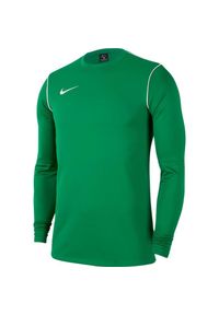 Bluza treningowa chłopięca Nike JR Park 20 Crew. Kolor: wielokolorowy, biały, zielony. Materiał: poliester. Sport: piłka nożna #1
