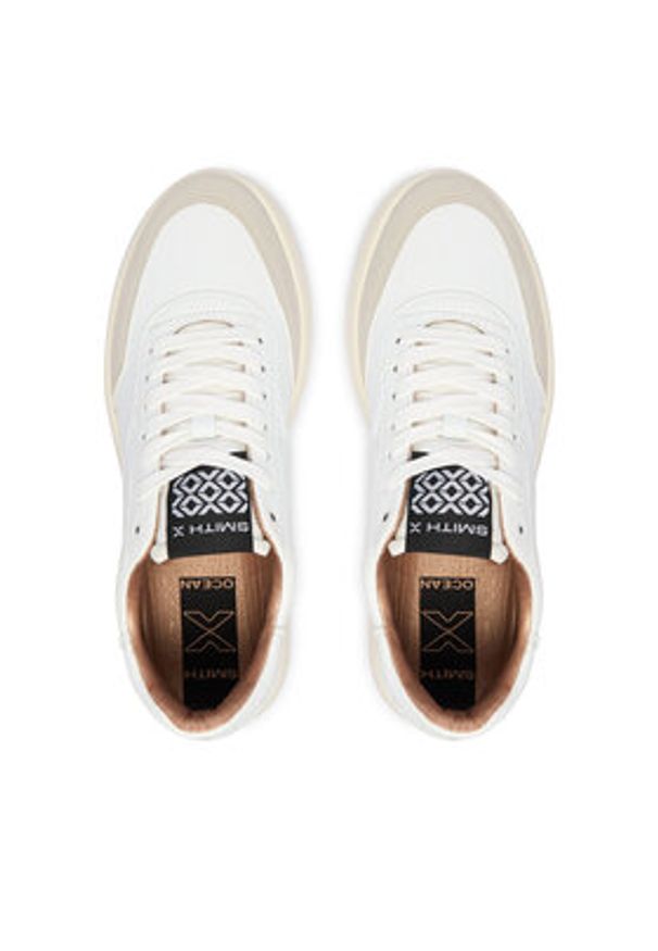 Alexander Smith Sneakersy Ocean SXBCOCW-9553-WHT Biały. Kolor: biały. Materiał: skóra