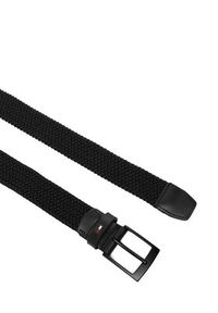 TOMMY HILFIGER - Tommy Hilfiger Pasek Męski Adan 3.5 Elastic AM0AM13824 Czarny. Kolor: czarny. Materiał: materiał #3