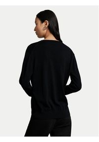 Polo Ralph Lauren Sweter 211972105004 Czarny Regular Fit. Typ kołnierza: polo. Kolor: czarny. Materiał: bawełna #5