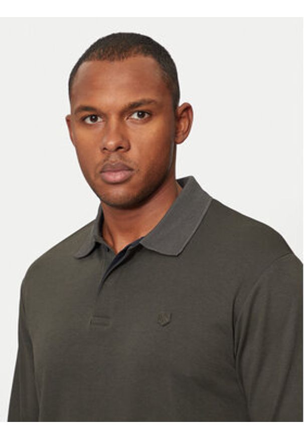 Jack & Jones Polo Crodney 12259645 Écru Regular Fit. Typ kołnierza: polo. Materiał: syntetyk, bawełna
