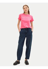 Tom Tailor T-Shirt 1041288 Różowy Regular Fit. Kolor: różowy. Materiał: bawełna #3