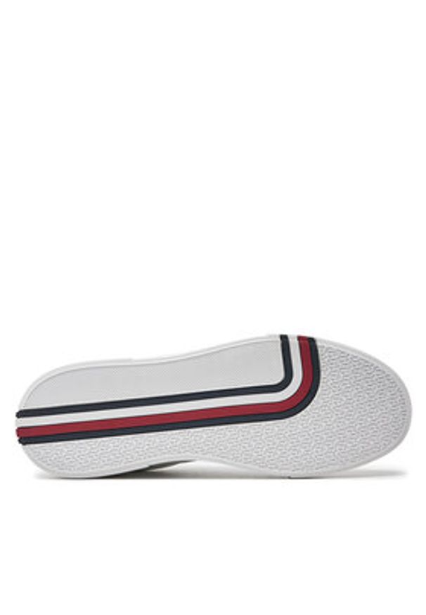 TOMMY HILFIGER - Tommy Hilfiger Sneakersy Modern Cup Knit Rwb FM0FM04942 Biały. Kolor: biały. Materiał: materiał