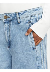Adidas - adidas Jeansy Adibreak Mid Rise Wide Leg Denim Pant KT2651 Niebieski jasny Wide Leg. Kolor: niebieski #3