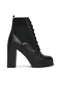 Aldo Botki Rebellious 13875053 Czarny. Kolor: czarny. Materiał: skóra