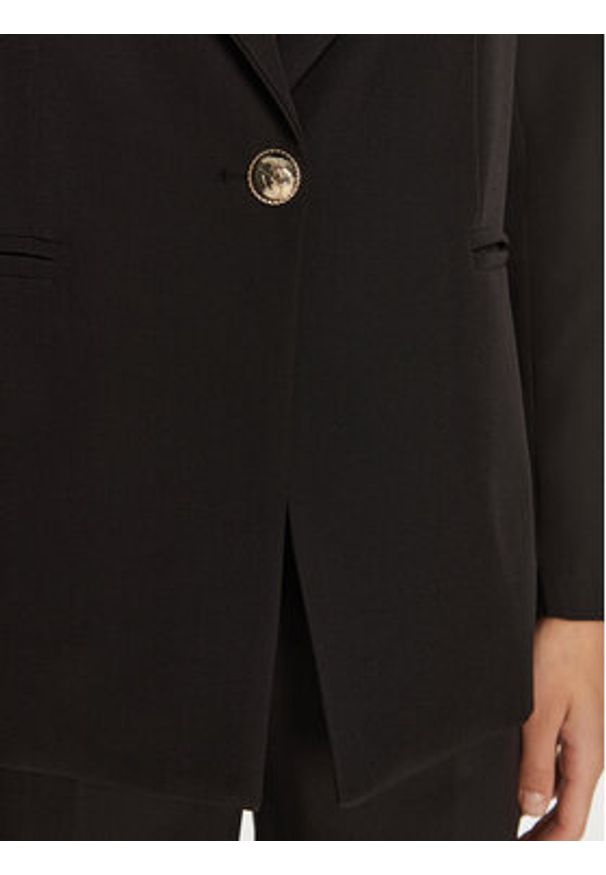 Maryley Marynarka 24IB187/M05/43NE Czarny Regular Fit. Kolor: czarny. Materiał: syntetyk
