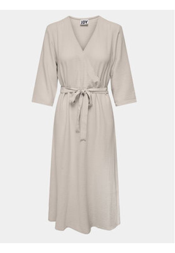 JDY Sukienka letnia Lion 15207813 Beżowy Regular Fit. Kolor: beżowy. Materiał: syntetyk. Sezon: lato